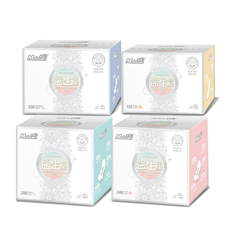 Probiotics Velvet Sanitary Napkin night use extra long 330 mm,4 pcs per packs, FDA Approved