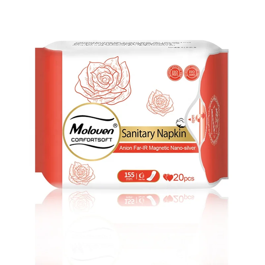 Moloven® Rose Sanitary Napkins, Pads  155 mm, 20 pcs per pack